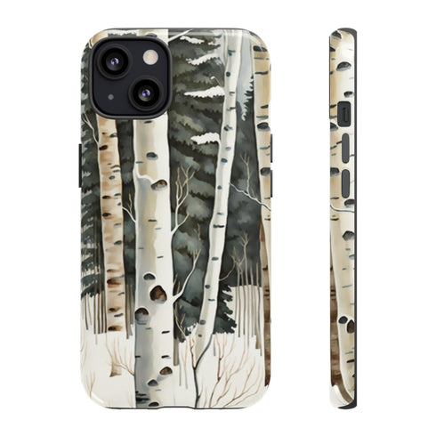 Winter Aspen Trunks - Impact Resistant Phone Case
